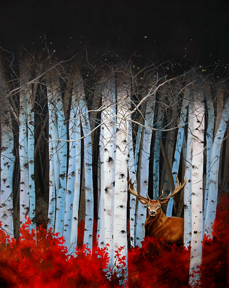 Acrylic & Oil painting by Terry Mellway