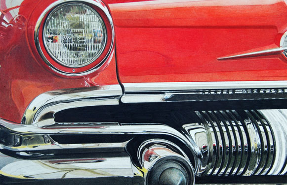 Coloured pencil artwork by Terry Mellway