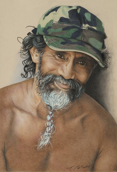 Coloured pencil artwork by Terry Mellway