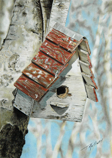 Coloured pencil artwork by Terry Mellway