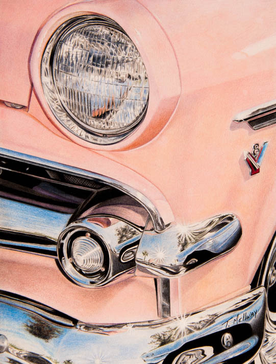 Coloured pencil artwork by Terry Mellway