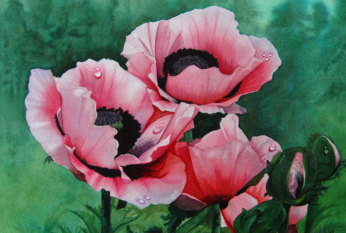 Watercolour painting by Terry Mellway