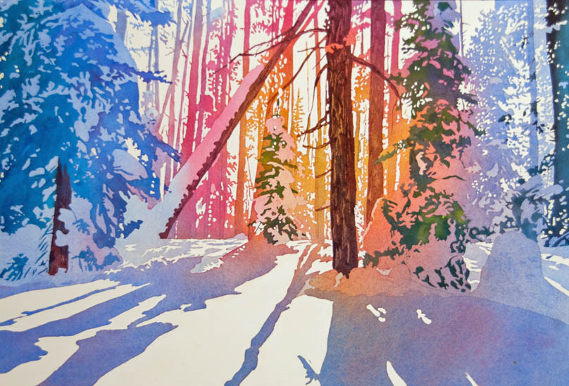 Watercolour painting by Terry Mellway